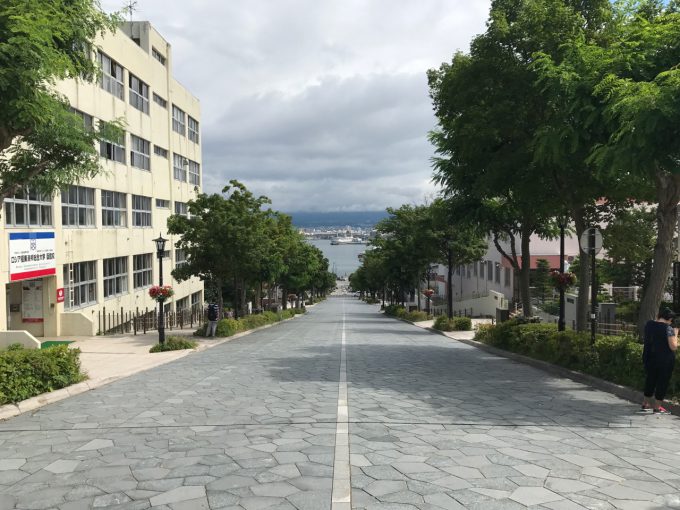 函館の坂道