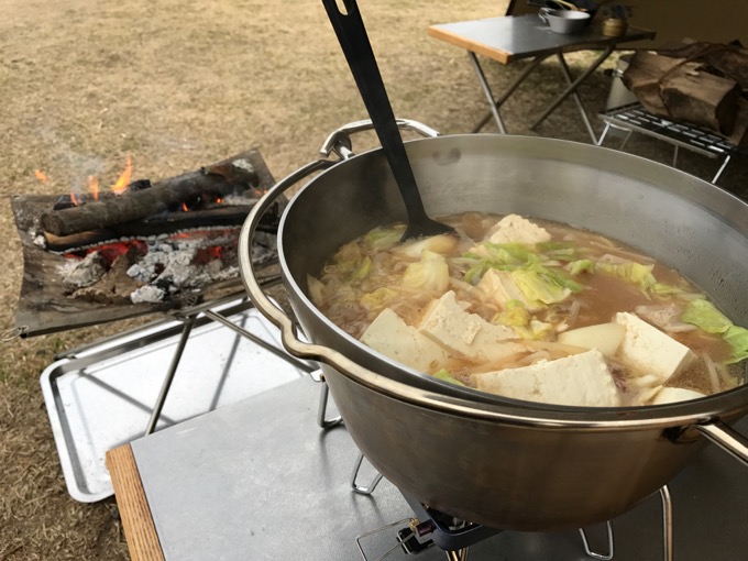 キャンプ鍋料理