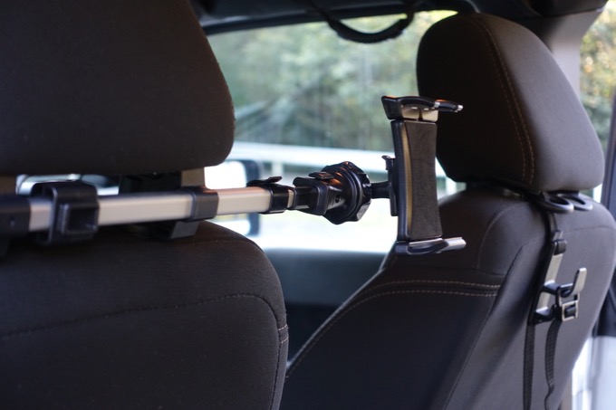 iKross ヘッドレスト取付式 タブレット対応 車載ホルダー 7-10.2インチ 後部座席 スマホ車載ホルダー