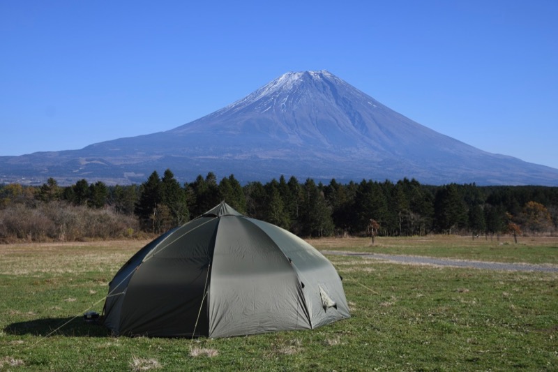 富士山とバランゲルドーム 