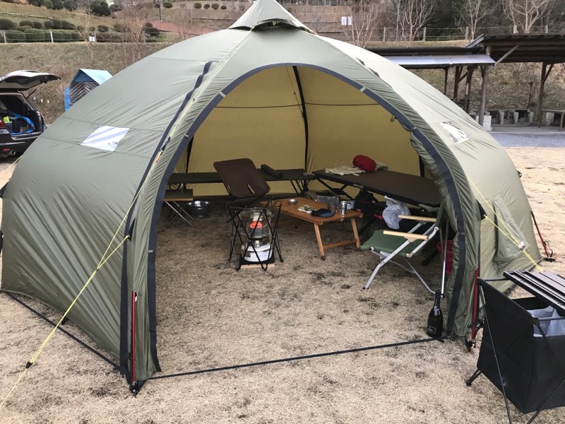 正式的 ヘルスポート バランゲルドーム4-6 ドーム型テント