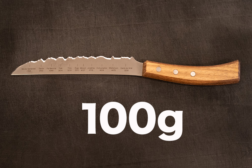 ユニバーサルナイフの重量
